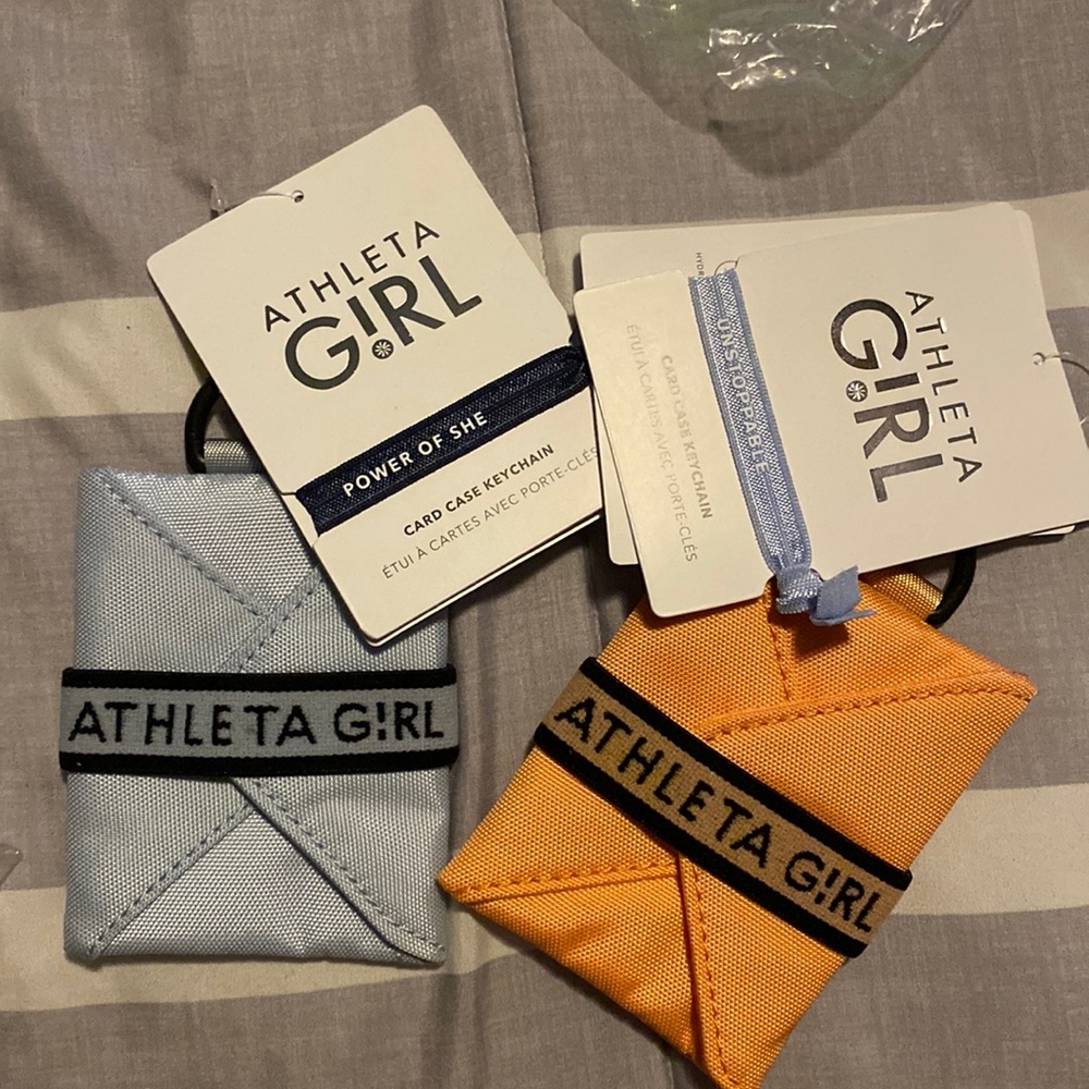 NWT ATHLETA GIRL card case keychain